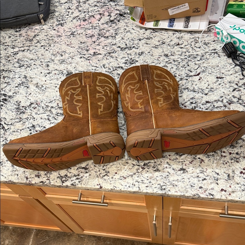 Justin Boots Men's Brown Western Boots - Picture 3 of 4